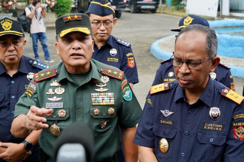 Pangdam IM: Peredaran Barang Ilegal Ancam Stabilitas Ekonomi dan Keamanan Wilayah. Foto: Dok. Pendam IM