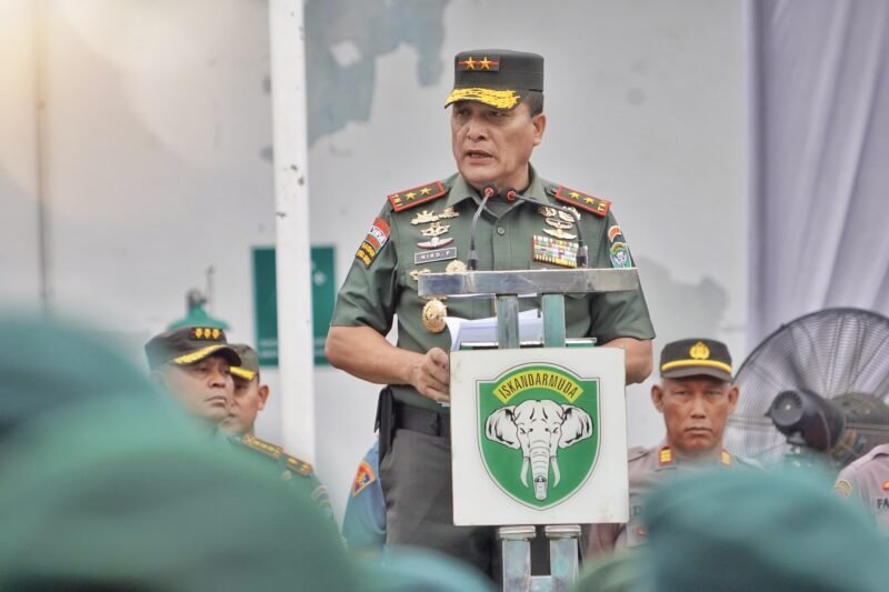 Pangdam Iskandar Muda, Mayjen TNI Niko Fahrizal. Foto: Dok. Pendam IM