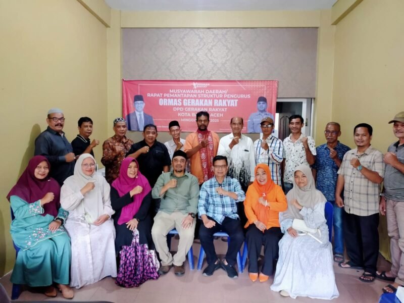 DPD Ormas Gerakan Rakyat Kota Banda Aceh Bahas Pembentukan Kepengurusan. Foto: Ist