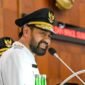 Foto ini diambil saat Muzakir Manaf alias Mualem saat berpidato dalam rapat paripurna DPR Aceh atas pelantikan dirinya sebagaia Gubernur Aceh beberapa waktu lalu. Akun FB catut nama Gubernur Aceh Muzakir Manaf.