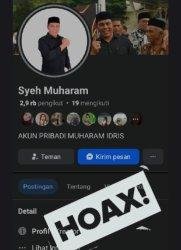 Nama Bupati Aceh Besar, Muharram Idris atau akrab disapa Syech Muharram dicatut untuk melakukan modus penipuan di media sosial.