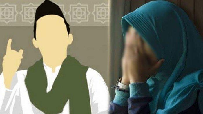 KORBAN RUDAPAKSA - Gambar ilustrasi menunjukkan seorang santri perempuan di salah satu pesantren di Kecamatan Darul Makmur, Nagan Raya menjadi korban rudapaksa yang dilakukan oleh pimpinan pesantren itu sendiri.