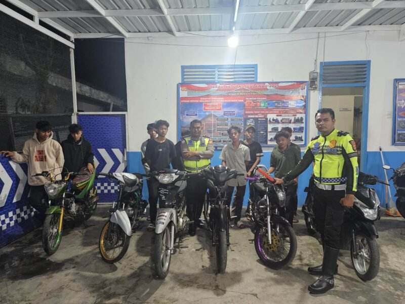 Kendaraan roda dua yang diamankan Satlantas Polres Aceh Barat Daya. Foto: Dok. Abdul/Acehnow