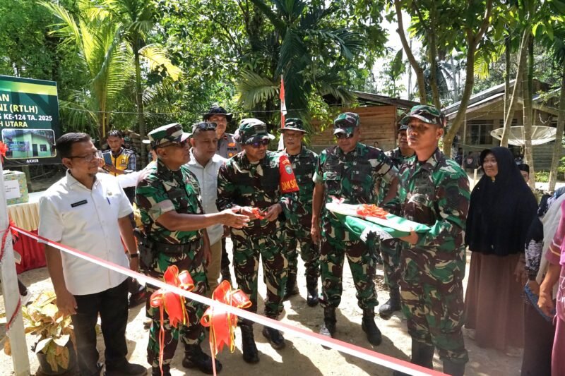 Pangdam Iskandar Muda Apresiasi Kinerja Satgas TMMD Ke-124 Kodam Iskandar Muda. Foto: Dok. Humas Pendam IM