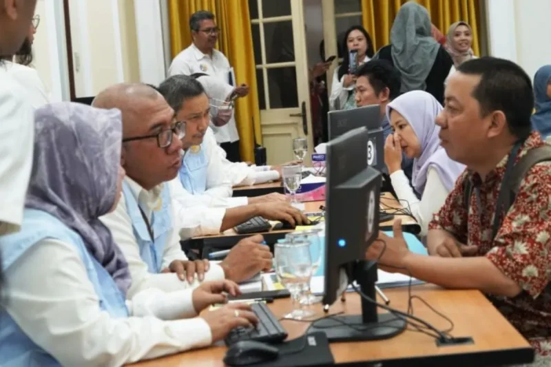 Suasana di ruang pelayanan Lapor Mas Wapres di Lingkungan kompleks Istana Wakil Presiden, Jakarta. ANTARA/HO-Sekretariat Wakil Presiden