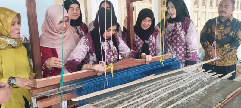 Ketua IAD Aceh Kunjungi Dekranasda Aceh Besar, Dukung UMKM Tembus Pasar Nasional. Foto: Ist