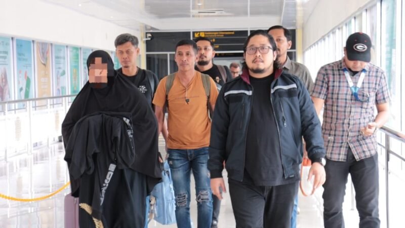 Penjual Gadis asal Aceh Besar Ditangkap Polisi di Pekanbaru. Foto: Ist