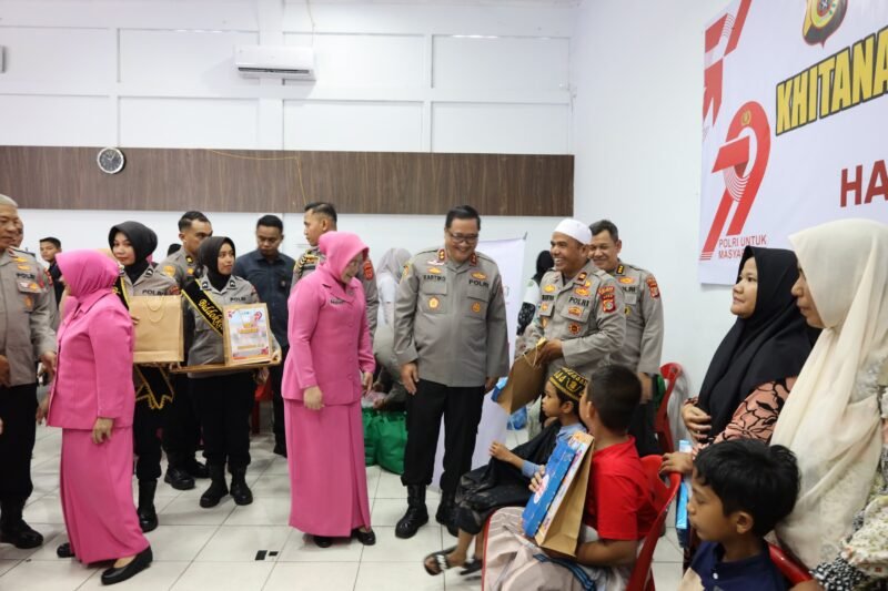 Sambut Hari Bhayangkara ke-79, Polda Aceh Gelar Operasi Katarak dan Khitanan Massal Gratis. Foto: Ist