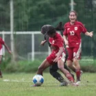 Timnas putri U19 berhasil lolos ke semifinal Piala AFF Putri U19, setelah menang 4-0 atas Malaysia pada laga terakhir Grup B di Stadion Phu Tho, Ho Chi Minh, Jumat (13/6/2025). (ANTARA/HO-X/@TimnasIndonesia/pri.)