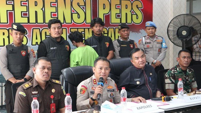 Pembunuh 5 warga Aceh Tenggara ditangkap. FOTO: IST