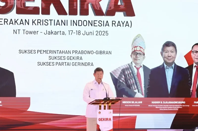 Ketua Dewan Penasihat Kongres Gerakan Kristiani Indonesia Raya (Gekira) Hashim Djojohadikusumo. (ANTARA/HO-Gekira)