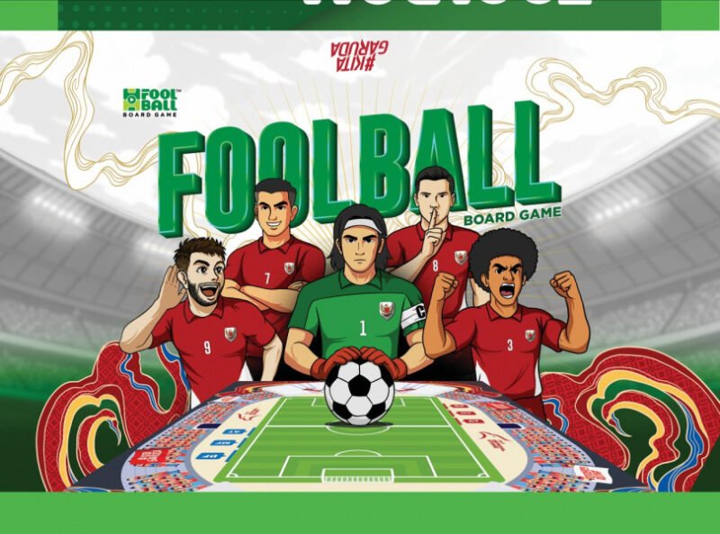 Peluncuran Foolball Board Game edisi Garuda ada di Official Garuda Store bertepatan dengan laga Jepang versus Indonesia di pertandingan terakhir kedua tim di grup C, Kualifikasi Piala Dunia 2026 putaran Ronde Ketiga Zona Asia, Selasa (10/6). FOTO: dok. PSSI