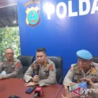 Pihak Polda Sumatera Utara memberikan keterangan di Markas Polda Sumut, Senin (7/7/2025). dok. ANTARA/M. Sahbainy Nasution.