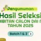 Kementerian Agama (Kemenag) mengumumkan hasil seleksi Calon Dai Muda 2025.  Dok. Kemenag RI