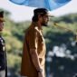 Gubernur Aceh, Muzakir Manaf, bertindak sebagai Inspektur Upacara pada peringatan Hari Ulang Tahun (HUT) Bhayangkara ke-79 yang digelar di Lapangan Blang Padang, Banda Aceh, Selasa (1/7). Foto: Dok. Biro Adpim Setda Aceh