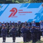 Gubernur Aceh Pimpin Upacara Hari Bhayangkara di Blang Padang. Foto: Dok. Bidhumas Polda Aceh