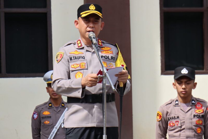 Operasi Patuh Seulawah 2025 Resmi Digelar, Kapolres Aceh Tengah Tekankan Tertib Lalu Lintas.Foto : Rahmat Ramadhan/Acehnow