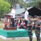 Bupati Aceh Tengah Pimpin Upacara Penyambutan Prajurit YTP 854 dan Brigif TP 90.Jadi Pribadi Unggul foto.Dok: Rahmat Ramadhan/Acehnow
