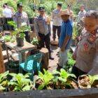 Perkuat Ketahanan Pangan, Polsek Bebesen Pantau Lahan Pekarangan Bergizi di Kampung Burbiah.Jadi Pribadi Unggul foto.Dok: Rahmat Ramadhan/Acehnow 