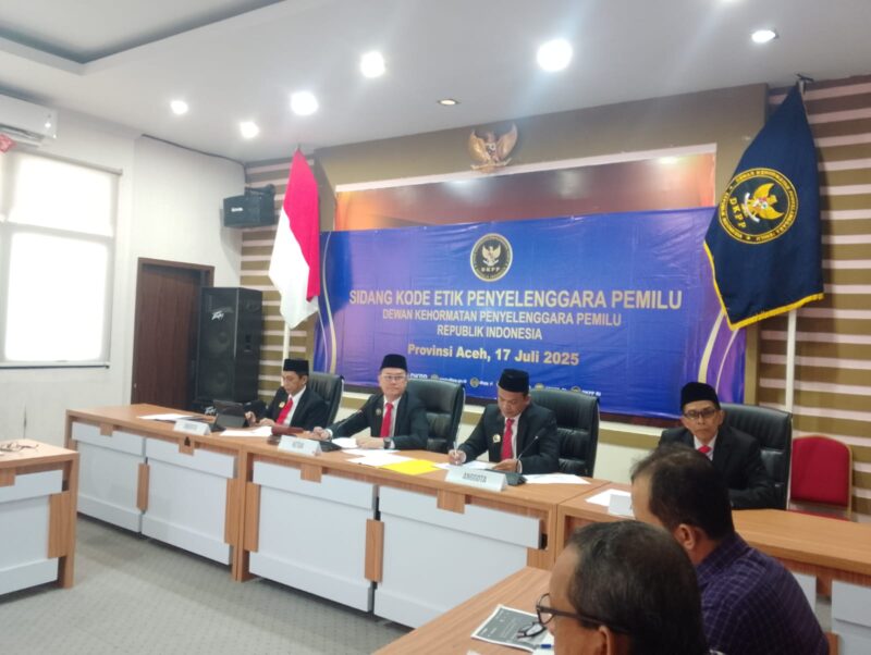 Sidang Kasus Politik Uang Illiza–Afdhal: DKPP Telusuri Keterlibatan Panwaslih dan Hilangnya Barang Bukti. (Foto:Ist)
