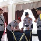 Kapolres Bener Meriah Pimpin Sertijab Pejabat Utama, Tegaskan Jabatan Sebagai Ladang Ibadah.Jadi Pribadi Unggul foto.Dok: Rahmat Ramadhan/Acehnow 
