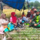 Babinsa Koramil 08/SN Dampingi Kelompok Tani Penemas Panen Padi.Jadi Pribadi Unggul Foto.Dok: Rahmat Ramadhan/Acehnow