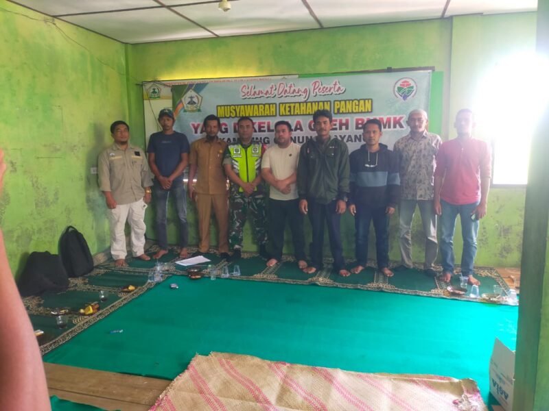 Reje Juandi,Tegaskan Pentingnya Sinergi dalam Ketahanan Pangan Desa.Foto.Dok:Rahmat Ramadhan/Acehnow 