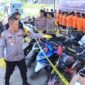 Sebanyak 32 unit sepeda motor berbagai jenis telah diamankan dan saat ini berada di Mapolres Aceh Utara. Dok. Polres Aceh Utara