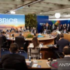 Presiden Prabowo Subianto menghadiri KTT Ke-17 BRICS di Rio de Janeiro, Brazil, Minggu (6/7/2025). dok. ANTARA/HO-Tim Media Presiden Prabowo Subianto.