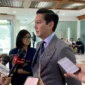 Wakil Ketua Komisi I DPR RI Budisatrio Djiwandono menjawab pertanyaan wartawan di kompleks parlemen, Senayan, Jakarta, Sabtu (5/7/2025). (ANTARA/Fath Putra Mulya)