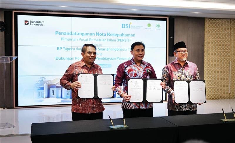 Gandeng BP Tapera dan PERSIS, BSI Akselerasi Penyaluran KPR Subsidi Skema FLPP. dok. BSI
