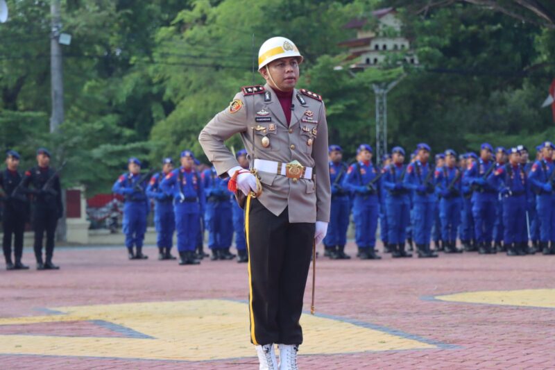 Kepolisian Daerah (Polda) Aceh menggelar upacara Hari Juang Polri di lapangan apel Mapolda Aceh, Kamis, 21 Agustus 2025. dok. Polda Aceh