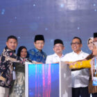 Menteri Agama Nasaruddin Umar menghadiri peluncuran program bantuan afirmasi bagi para guru, yang digelar dalam rangka memperingati Hari Ulang Tahun ke-80 Republik Indonesia. dok. Kemenag RI