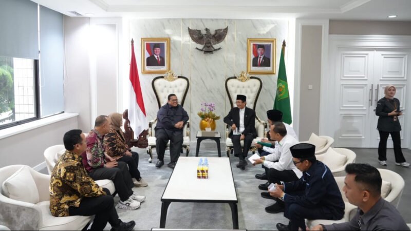 Menteri Agama melakukan audiensi dengan Bawaslu. dok. Kemenag RI