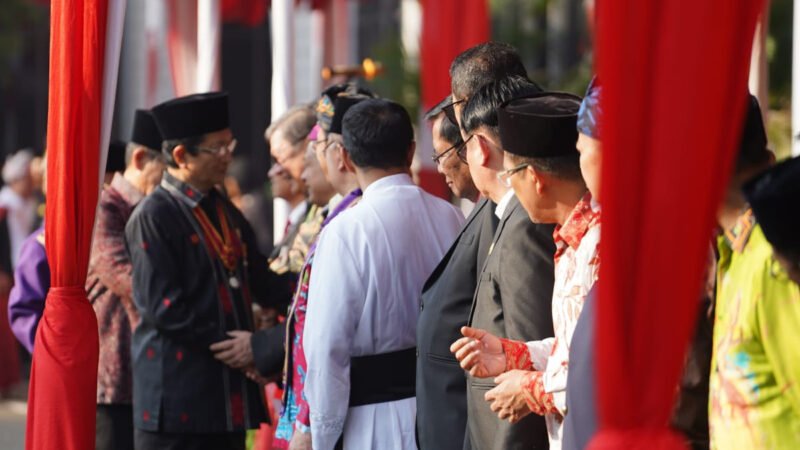 Menag pada Upacara HUT ke-80 RI. DOK. KEMENAG RI