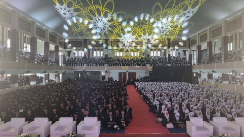 Sebanyak 4.971 mahasiswa baru UIN Maulana Malik Ibrahim Malang mengikuti Pengenalan Budaya Akademik dan Kemahasiswaan (PBAK). Dok. Kemenag RI