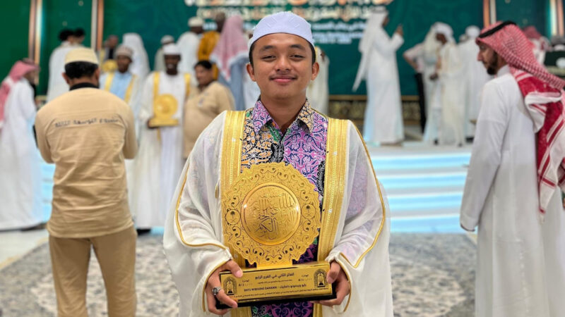 Bayu Wibisono Damanik, juara II MHQ Internasional. dok. Kemenag RI