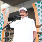 Menag Nasaruddin Umar Membuka Acara Mawlid Funwalk di Kantor Kemenag Thamrin, Minggu (24/8/2025). dok. Kemenag RI