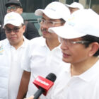 Menteri Agama Nasaruddin Umar Merespon Pertanyaan Terkait Peralihan Pelayanan Haji dari Kemenag di Jakarta, Minggu (24/8/2025). dok. Kemenag RI