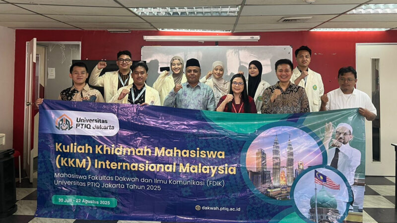 Ada 50 mahasiswa yang mengikuti program hasil kerja sama antara FDIK Universitas PTIQ Jakarta dengan Kedutaan Besar Republik Indonesia (KBRI) Kuala Lumpur dan Sekolah Indonesia Kuala Lumpur (SIKL). dok. Kemenag RI