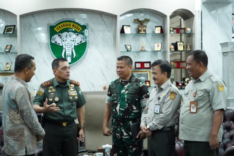 Pangdam Iskandar Muda Terima Audiensi Satgas Swasembada Pangan di Makodam IM. dok. Pendam IM