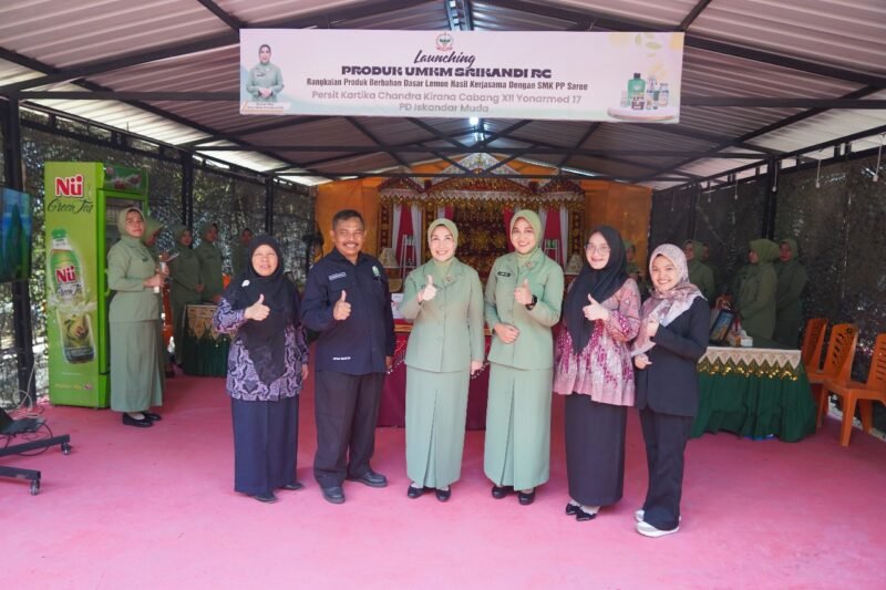 Persit Yonarmed 17/RC Gandeng SMK-PP Saree Luncurkan Produk Inovasi 