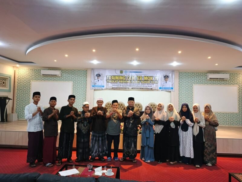 Suasana Pentutupan TC dan Seleksi MQK IV  Tingkat Prov Aceh, 15 Agustus 2025 di Al Hanifi Hotel. Foto: Ist
