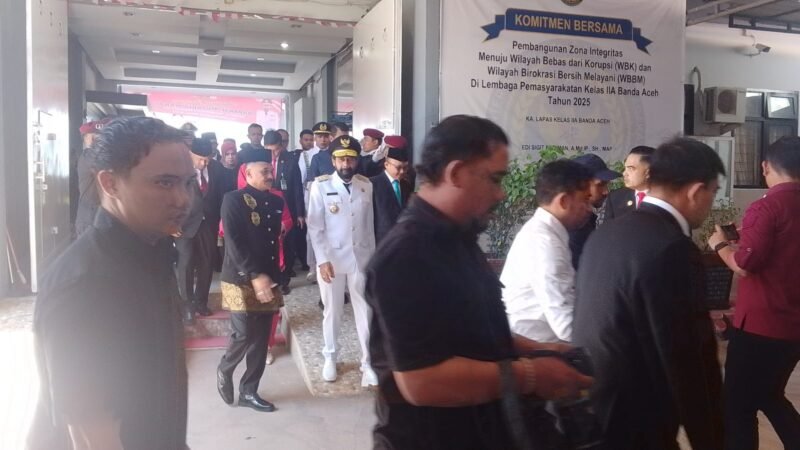 Lapas Banda Aceh Gelar Remisi HUT RI, dihadiri Gubernur Aceh &Forkopimda.(Foto : Dok./Ist)