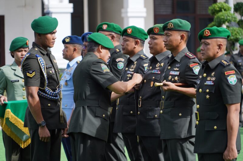 Pangdam Iskandar Muda Pimpin Upacara Sertijab dan Tradisi Satuan Pejabat Kodam IM. Dok. Pendam IM