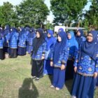 Sejumlah ASN, Pelajar mengikuti Upacara HUT RI ke 80 di Lapangan Lubok Sukon, Kecamatan Ingin Ingin Jaya, Aceh Besar, Minggu (17/08/2025). dok. MC ACEH BESAR