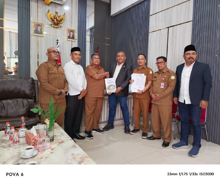 Dokumen RPJM 2025–2029 Kabupaten Aceh Timur Diserahkan ke DPRK. dok. Diskominfo Kab. Aceh Timur
