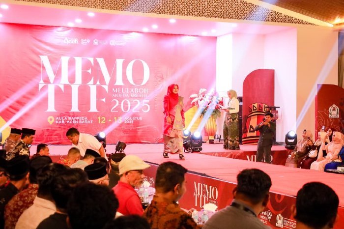 Meulaboh Moeda Kreatif (Memotif) tahun 2025 yang digelar di Aula Badan Perencanaan Pembangunan Daerah (Bappeda) Aceh Barat pada Selasa (12/8/2025) malam resmi dibuka. dok. Diskominfo Kab. Aceh Barat