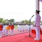 Pemerintah Kabupaten Aceh Barat menggelar upacara detik-detik Proklamasi Kemerdekaan Republik Indonesia ke-80 di Lapangan Upacara Dinas Pendidikan dan Kebudayaan, Minggu (17/8/2025). dok. Diskominfo Kab. Aceh Barat