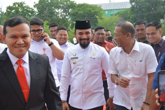 Bupati Aceh Timur Hadiri Peringatan 20 Tahun Perdamaian Aceh, Disambut Hangat Para Tokoh. dok. Diskominfo Kabupaten Aceh Timur.